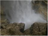 The Lower Peričnik waterfall